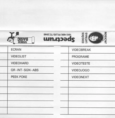 Scanned instructions