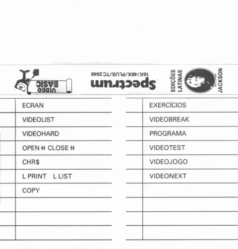 Scanned instructions