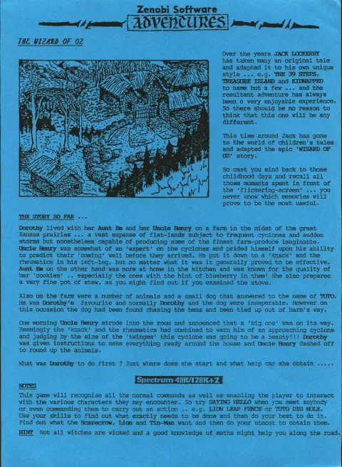 Scanned instructions
