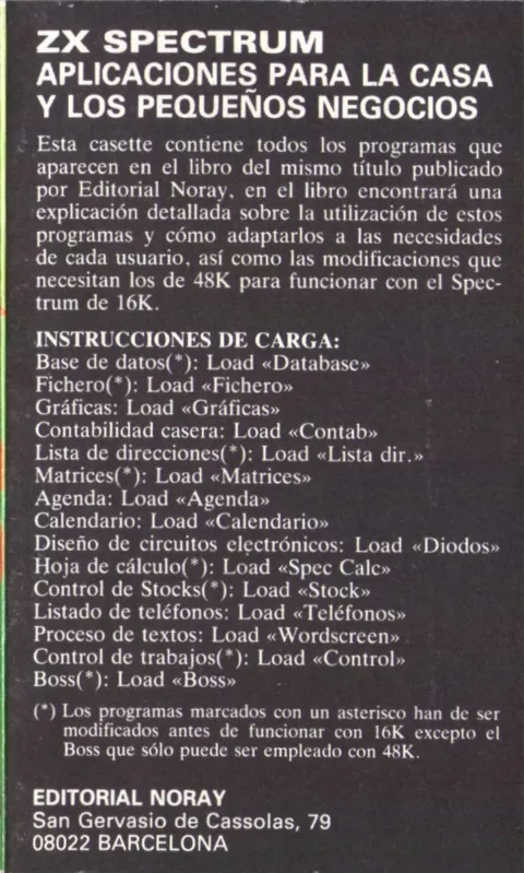 Scanned instructions