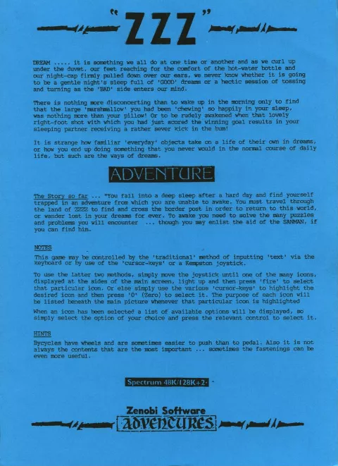 Scanned instructions