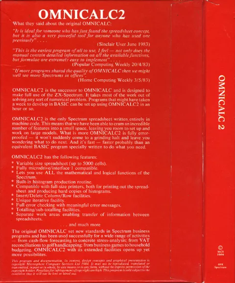 Inlay - Back