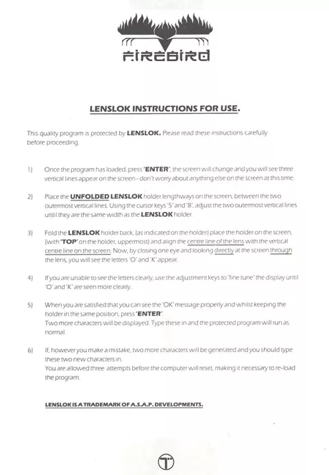 Instructions