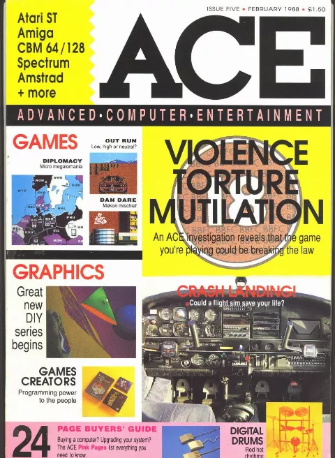 Cover of ACE (Advanced Computer Entertainment)