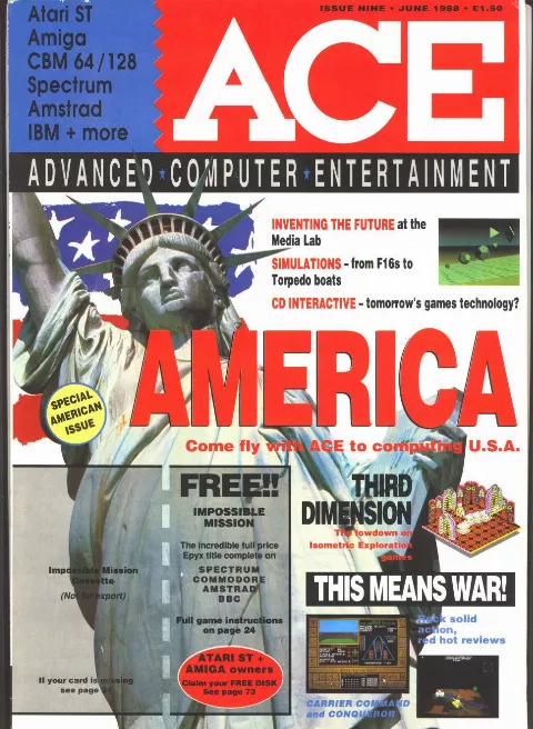 Cover of ACE (Advanced Computer Entertainment)