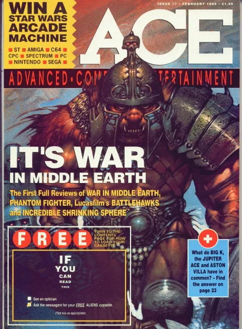 Cover of ACE (Advanced Computer Entertainment)