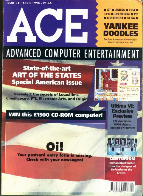 Cover of ACE (Advanced Computer Entertainment)