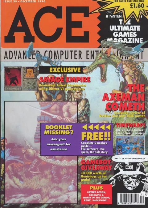 Cover of ACE (Advanced Computer Entertainment)