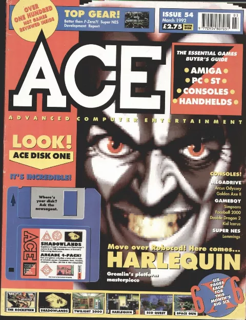 Cover of ACE (Advanced Computer Entertainment)