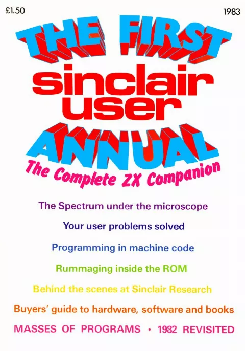 Cover of Sinclair User