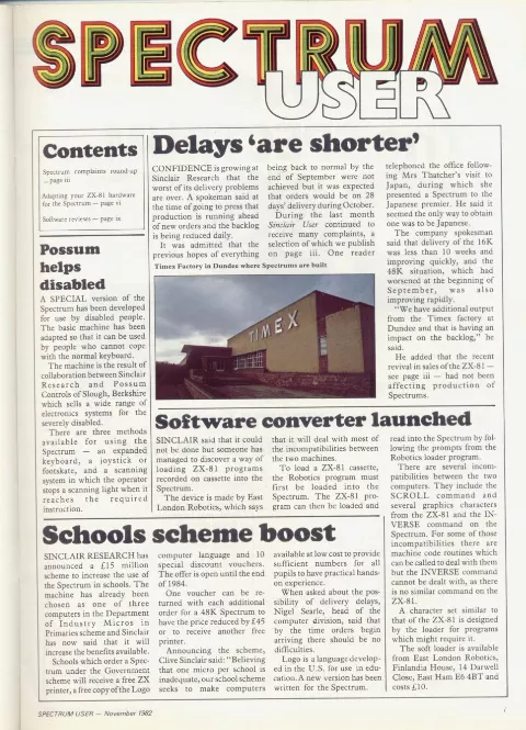 Cover of Sinclair User