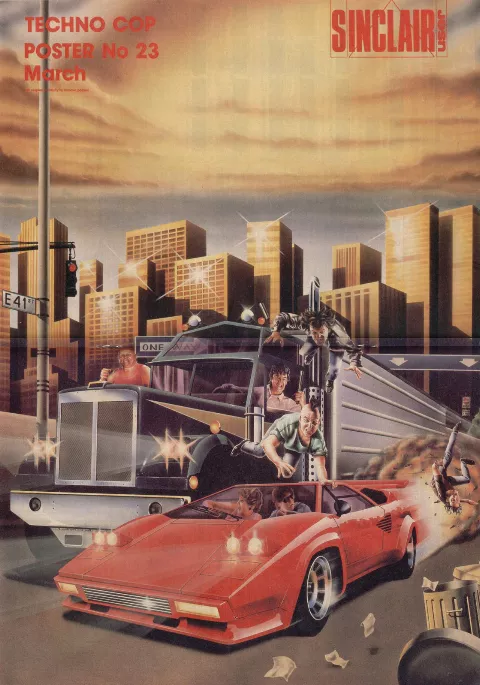 Magazine poster