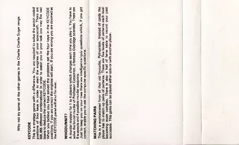 Inlay - Back