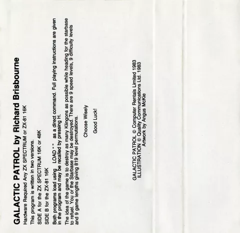 Inlay - Back