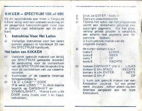 Scanned instructions