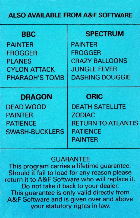 Inlay - Back