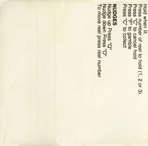 Inlay - Back