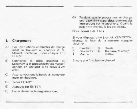 Scanned instructions