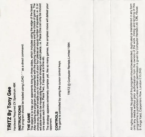 Inlay - Back