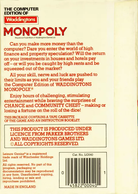 Inlay - Back