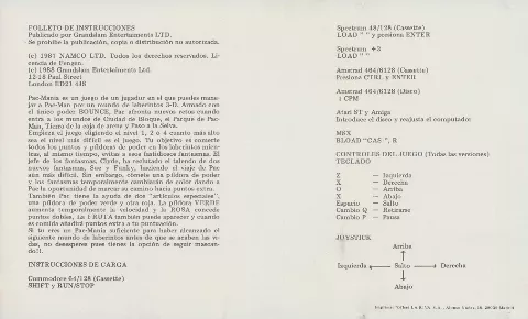 Scanned instructions