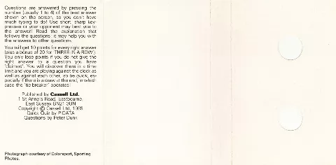 Inlay - Back