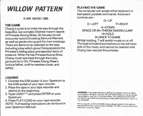 Scanned instructions