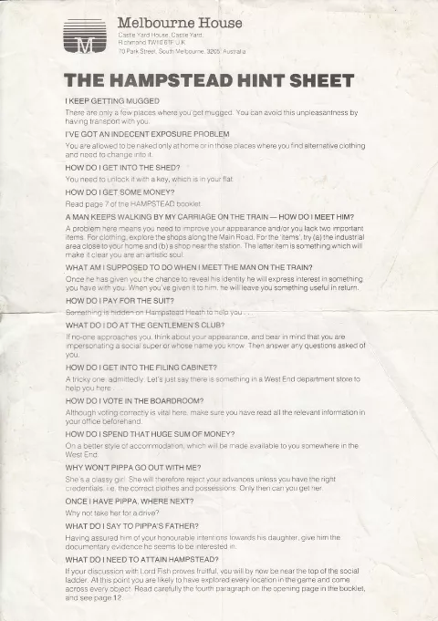 Scanned instructions