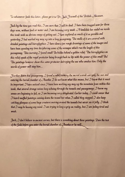 Scanned instructions