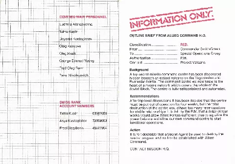 Game additional material