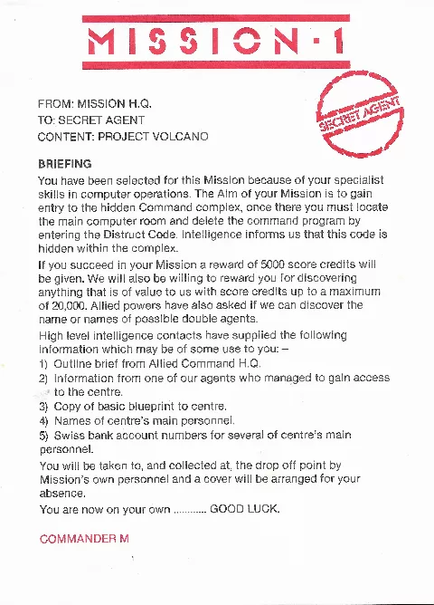 Game additional material