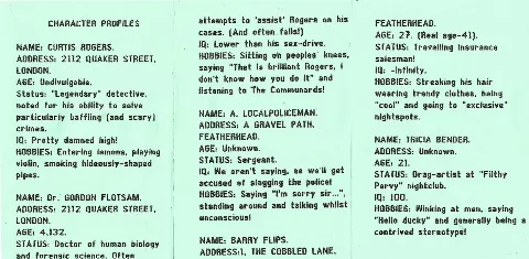 Scanned instructions