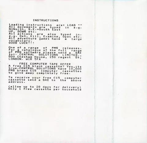 Inlay - Back