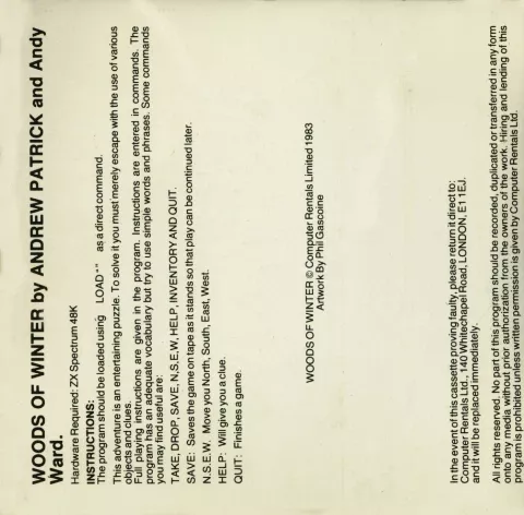 Inlay - Back