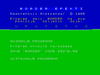 Running screen