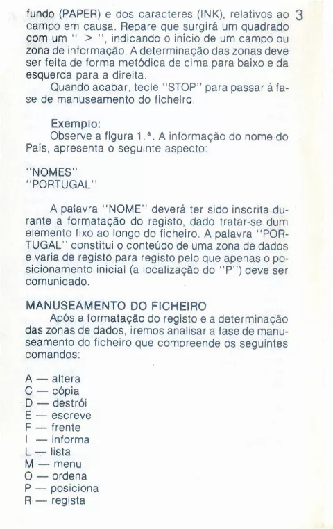 Scanned instructions