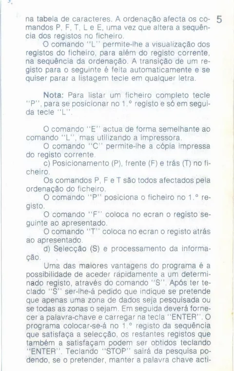 Scanned instructions