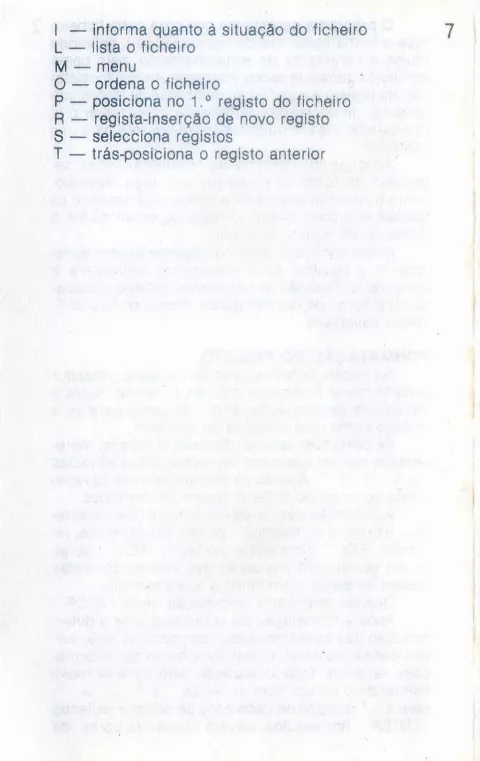 Scanned instructions