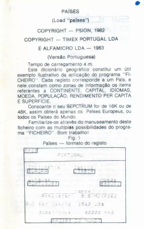 Scanned instructions