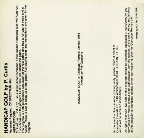 Inlay - Back