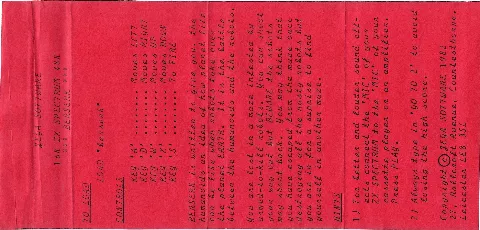 Scanned instructions