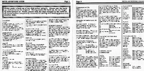 Scanned instructions