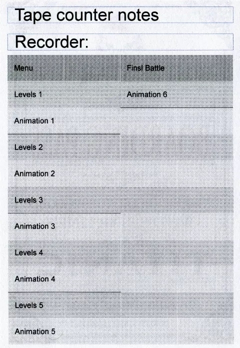 Game additional material