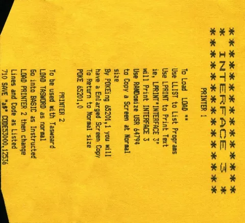Inlay - Back