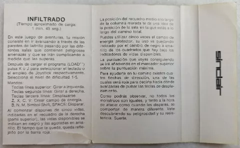 Scanned instructions
