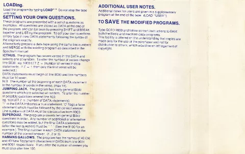 Inlay - Back