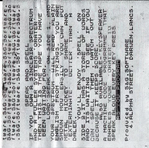 Inlay - Back