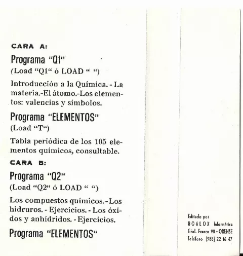 Inlay - Back