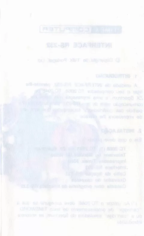 Scanned instructions