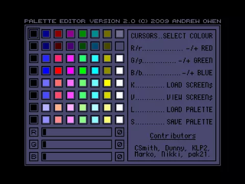 Running screen